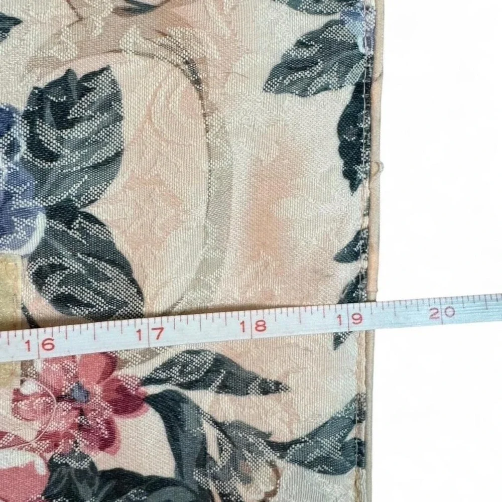 Vintage Floral Tapestry print hanging makeup‎ toiletries bag w/ storage pockets